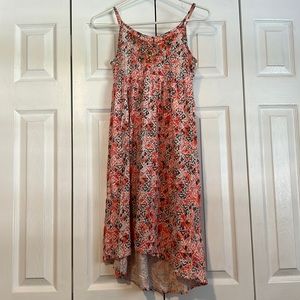 Orange and Teal Lucky Brand Sun Dress